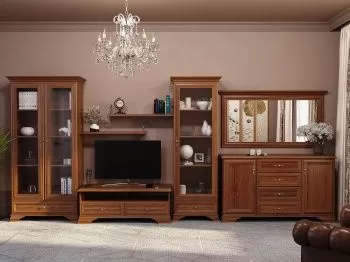 Гостиная Кентаки каштан 8