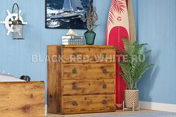 Комод Индиана JKOM4S/80 дуб саттер фото 3