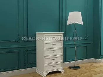 Комод Кентаки KOM5S белый фото 3