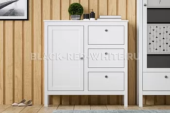 Тумба Ева (Хельга) KOM1D3S/95 белый фото 2