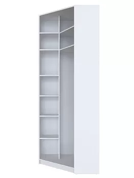 Корпус шкафа углового МОБИ (MOBI) SZFN L/P, белый фото 1