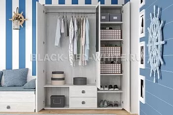 Шкаф Индиана JSZF3D2S сосна каньон фото 4