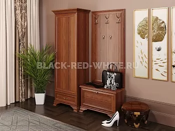 Шкаф Кентаки REG1D1S каштан фото 3