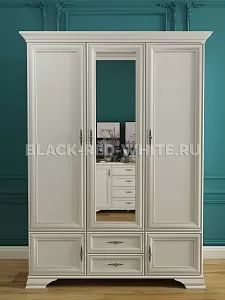 Шкаф Кентаки SZF5D2S белый фото 2