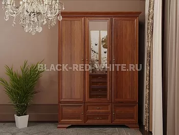 Шкаф Кентаки SZF5D2S каштан фото 2