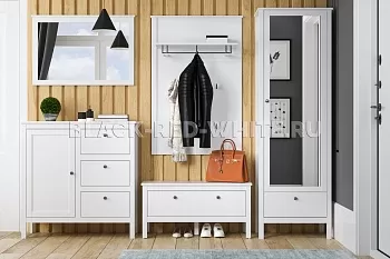 Шкаф Ева (Хельга) SZF1W1S/60 белый фото 4