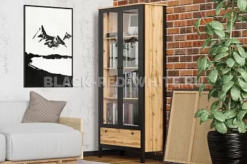 Шкаф-витрина Лофт REG2W1S фото 3