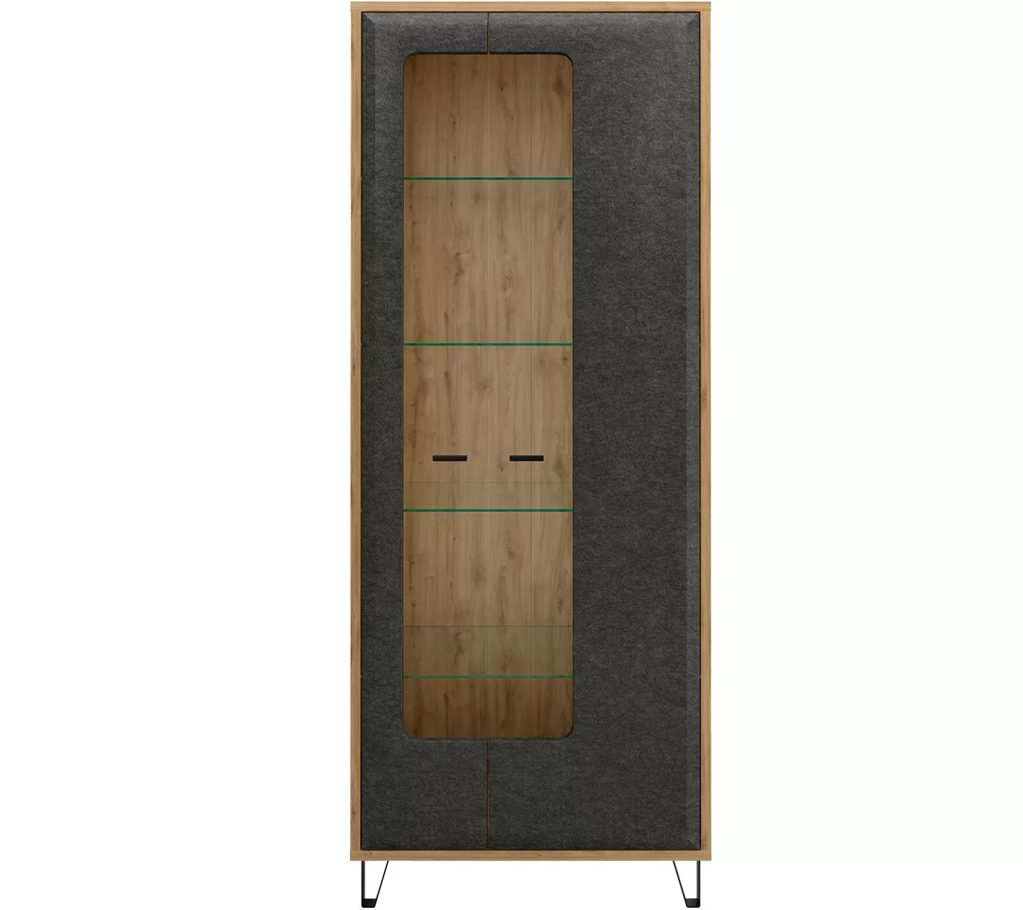 Шкаф с витриной Грейс REG2W