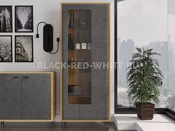 Шкаф с витриной Грейс REG2W фото 2