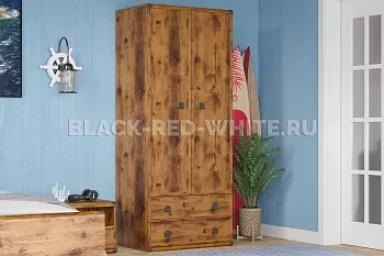 Шкаф со штангой Индиана JSZF2D2S дуб саттер фото 3