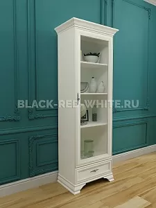 Шкаф-витрина Кентаки REG1W1S белый фото 3