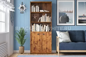 Стеллаж Индиана JREG2DO дуб саттер фото 2
