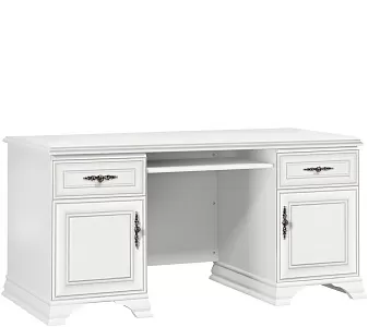 Стол письменный Кентаки BIU2D2S белый фото 4
