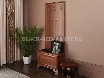 Тумба для обуви Кентаки SFK1B каштан фото 2