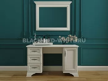 Зеркало Кентаки LUS/90 белый фото 2